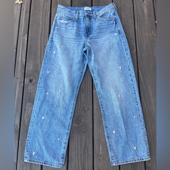PISTOLA LEXI MID RISE BOWED STRAIGHT JEAN - Picture 3 of 6